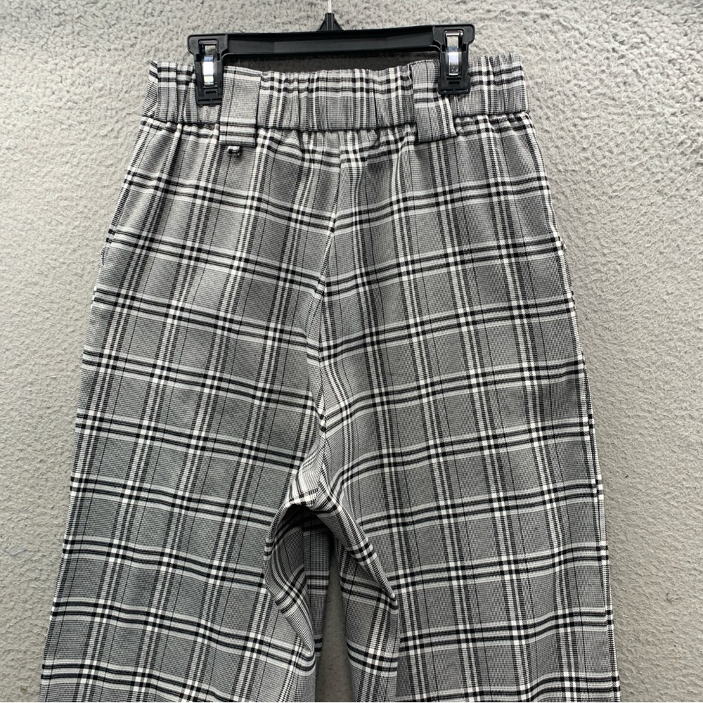 I.AM.GIA High Waist Plaid Cobain Pants Joggers Black White Tartan Women’s Size M - Picture 12 of 13